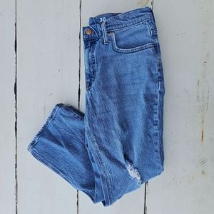 JCREW re-imagined jeans, womens size 30 9 " billie demi boot crop High-rise